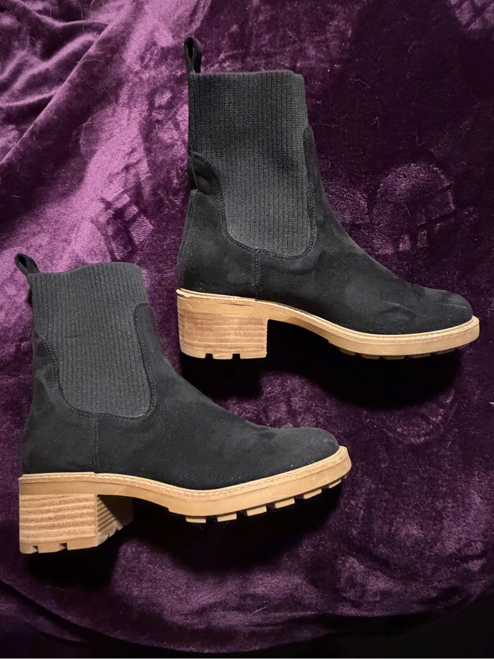 CORKYS FOOTWEAR women's goodness gracious booties in black faux suede size 10